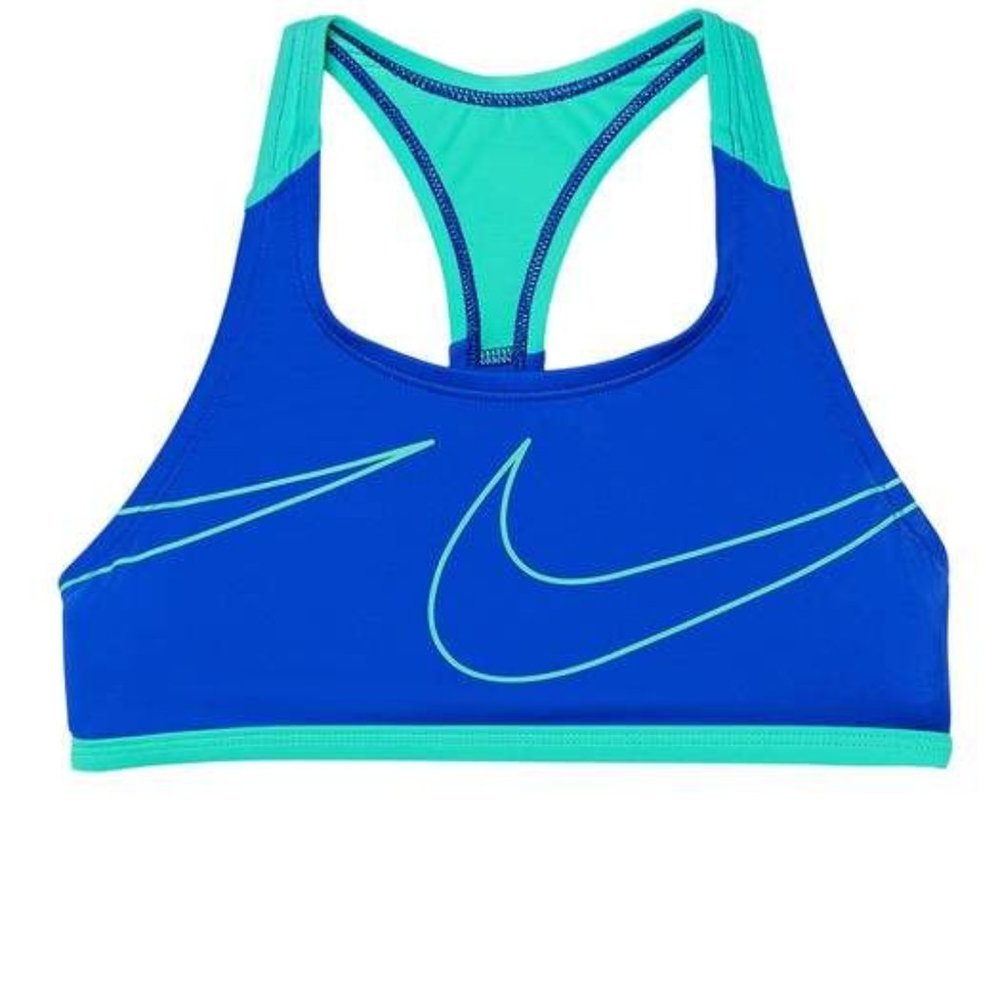 🆕️ Nike 2-Pc. Swooch Racerback Bikini Swimsuit LP - Picture 4 of 8